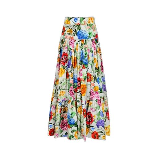 Floral Printed Midi Skirt