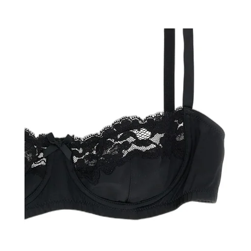 Lace Satin Balcony Bra