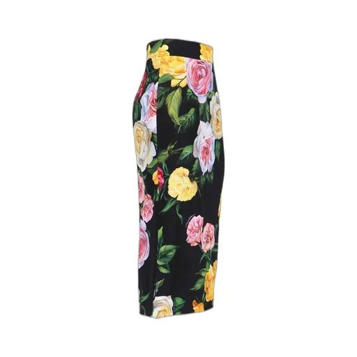 Floral Printed Midi Skirt