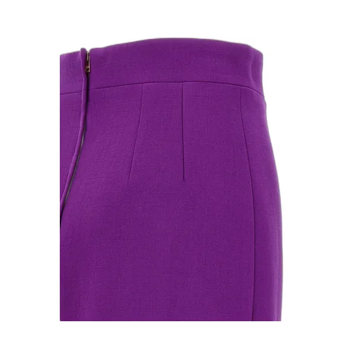Dg Logo Plaque Midi Pencil Skirt