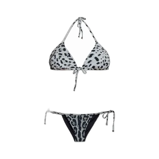 Animal Print Two-Piece Swimsuit