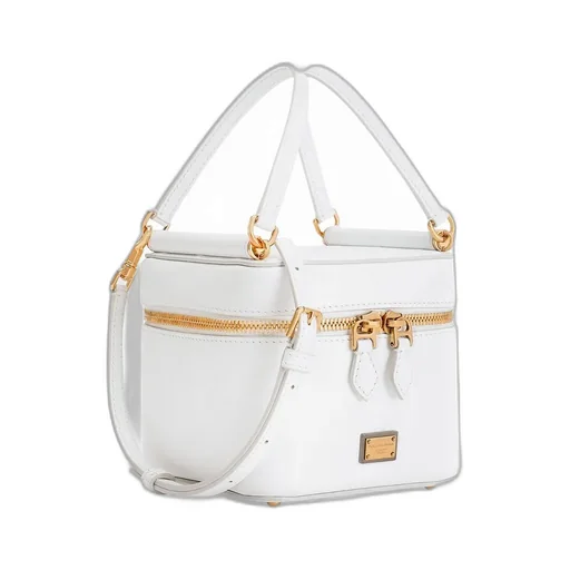 Logo Plaque Zipped Handbag