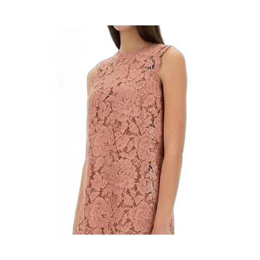 A-Line Sleeveless Mini Lace Dress