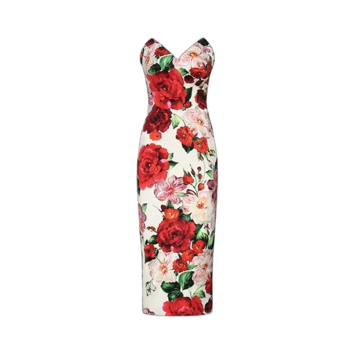 Floral Printed Sleeveless Dress