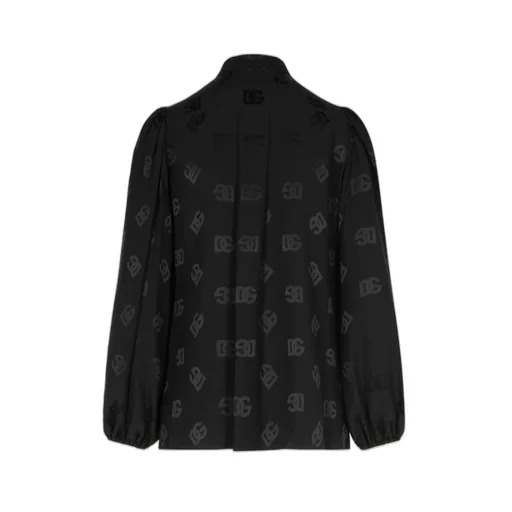 All-Over Dg Logo Detailed Blouse