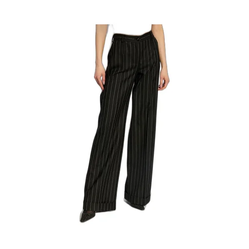 Straight Leg Pinstriped Pants