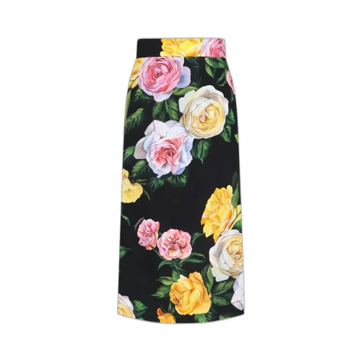 Floral Printed Midi Skirt