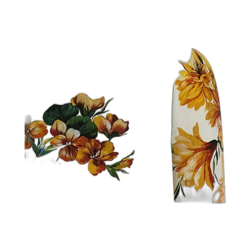 Bouquet Printed Midi Dress