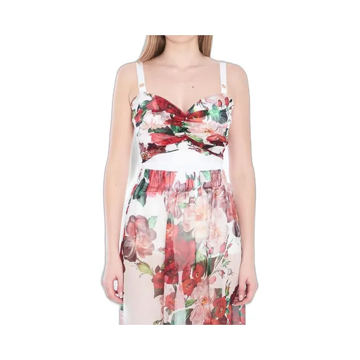 Rose Printed Corset Top
