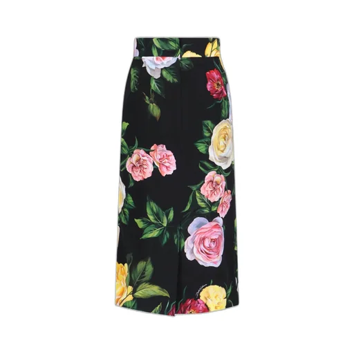 Floral Printed Midi Skirt