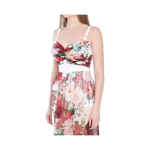 Rose Printed Corset Top