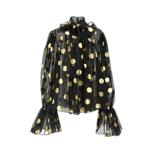 Polka-Dot Printed Blouse