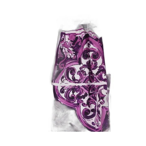 Majolica-Print Poplin Top