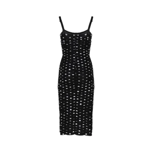 Square Neck Ruched Dress