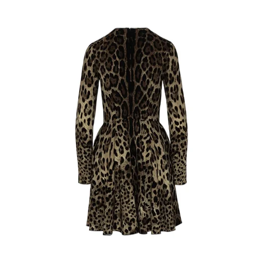 Leopard-Print Mini Dress