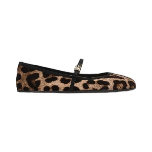 Leopard-Printed Ballerina Flats