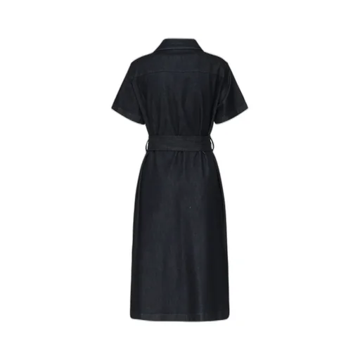 Belted Denim Shirt Dress