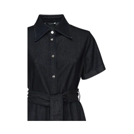 Belted Denim Shirt Dress