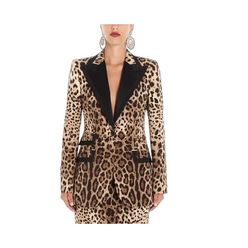Leopard Print Blazer