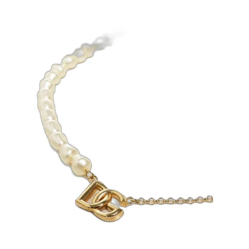 Dg Logo Pendant Link Necklace