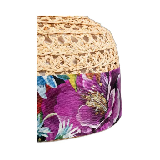 Floral Scarf Detailed Bucket Hat