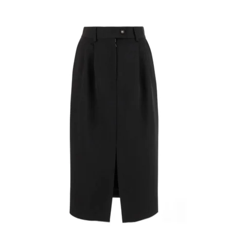 Calf-Length Pencil Skirt