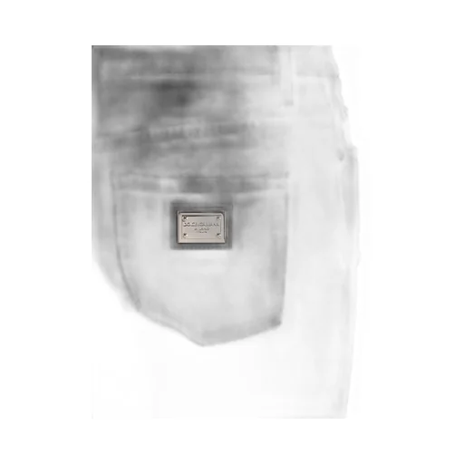 Logo-Plaque Stretch Denim Jeans