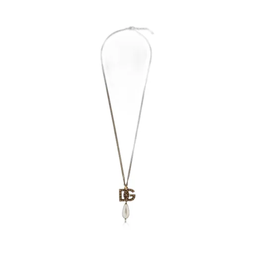 Dg Logo Embellished Necklace