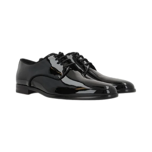 Round Toe Lace-Up Shoes