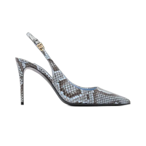 Embossed Pointed Toe Pumps