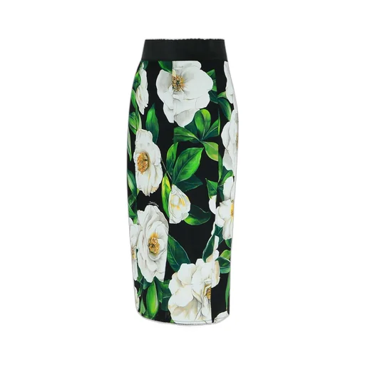 Gardenia Floral Printed Midi Skirt