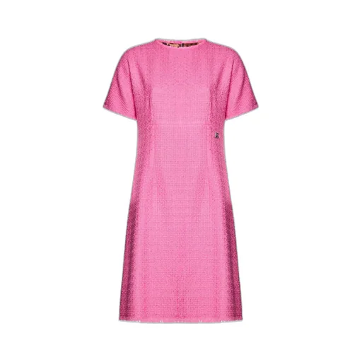 Tweed Crewneck Mini Dress