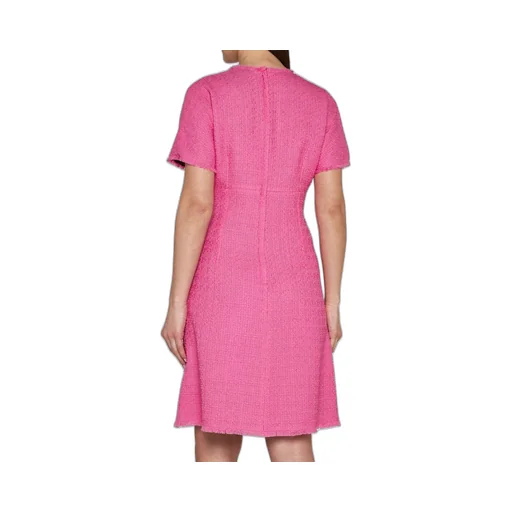 Tweed Crewneck Mini Dress