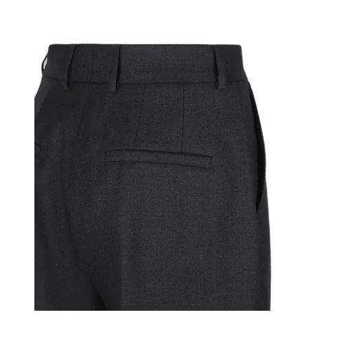 Pressed Crease Cropped Trousers