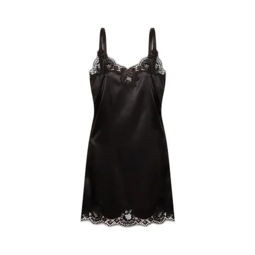 Lace Trimming Mini Dress
