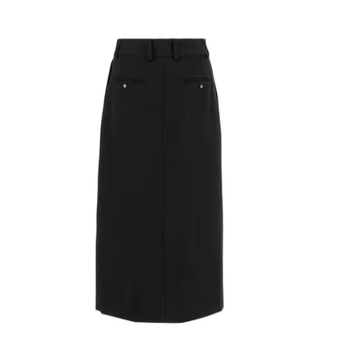 Calf-Length Pencil Skirt