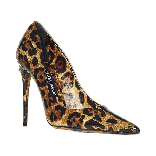 Animal Printed Pointed Toe Pumps