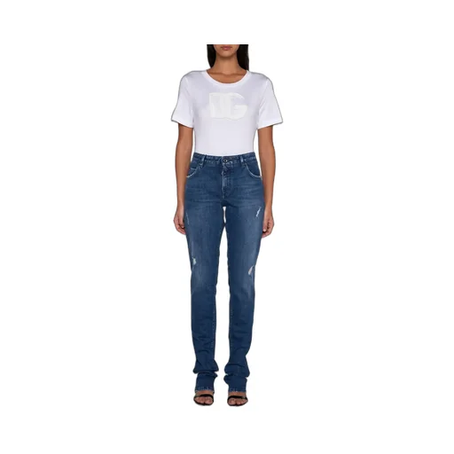 Dg Logo Patch Jersey T-Shirt