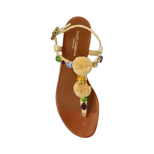 Embellished Thong Sandals