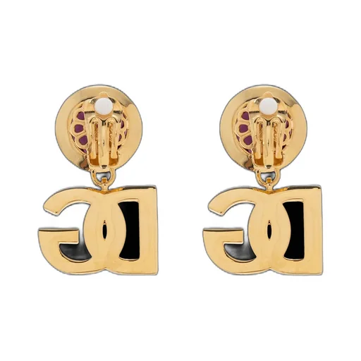 Logo Clip Earrings