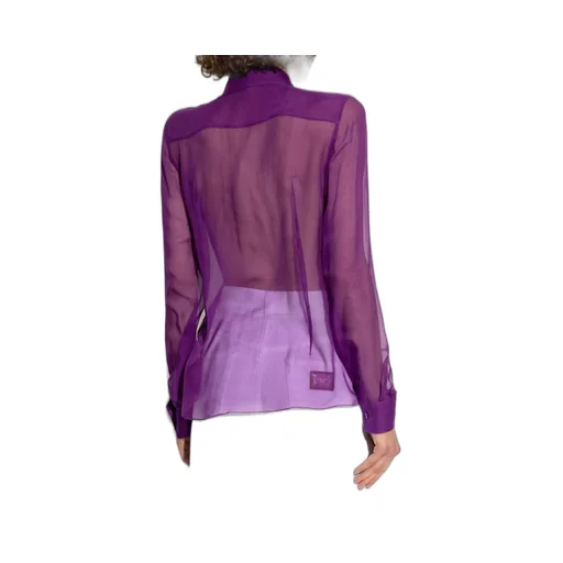 Long-Sleeved Chiffon Shirt