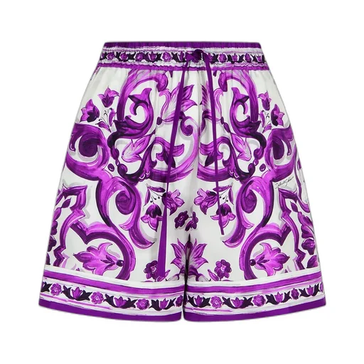 Majolica Printed Twill Shorts