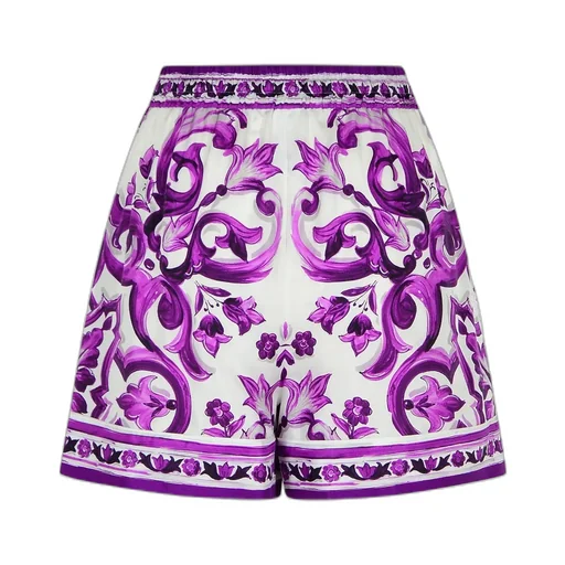 Majolica Printed Twill Shorts
