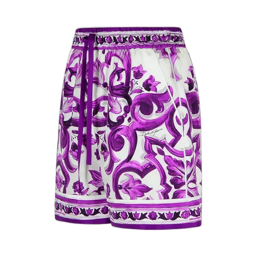 Majolica Printed Twill Shorts