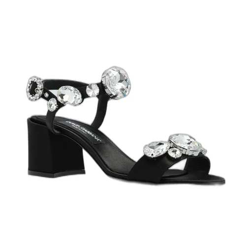 Gemstone Embellishment Heeled Sandals