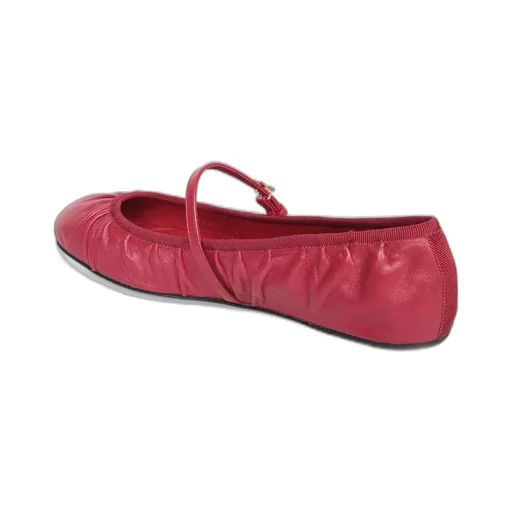 Dg Logo Plaque Ballet Flats