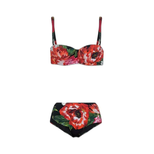 Floral Printed Two-Piece Swimsuit