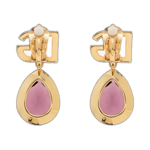 Logo Clip Earrings
