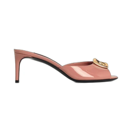 Logo Plaque Slip-On Sandals