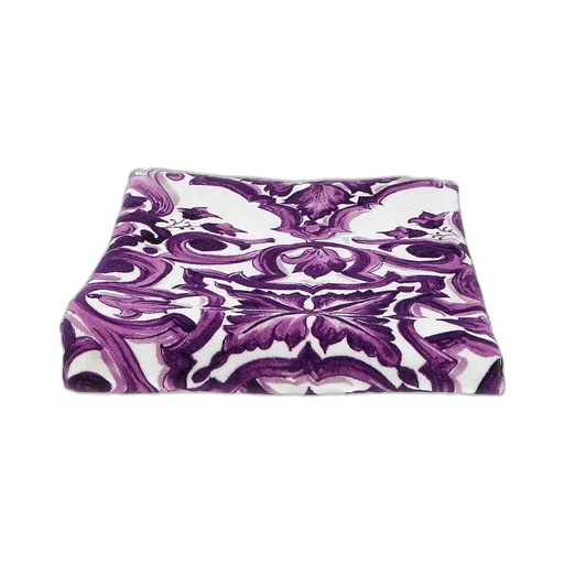 Majolica Print Beach Towel